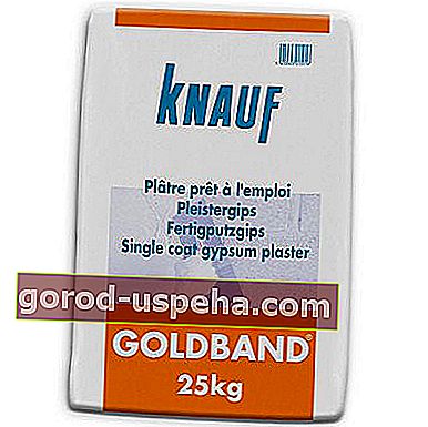 Готовая штукатурка Goldband (Knauf)