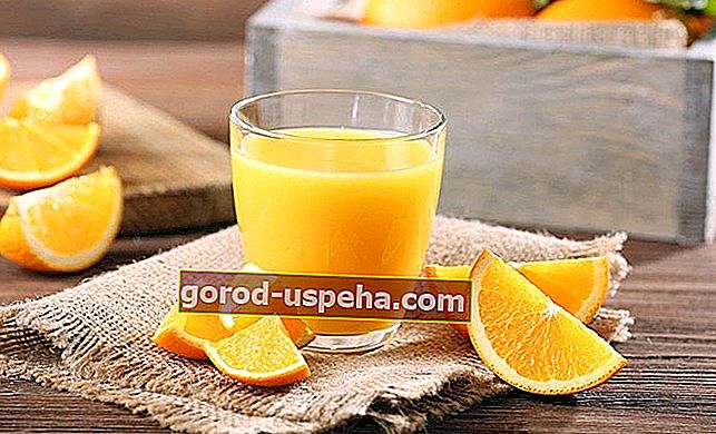 Премахнете петното от портокалов сок